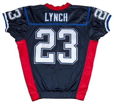 2007 Marshawn Lynch NFL Debut Photo Matched Game Used and Signed Buffalo Bills Home Jersey -9/7/07 (PSA/DNA)- First Career NFL Game!
